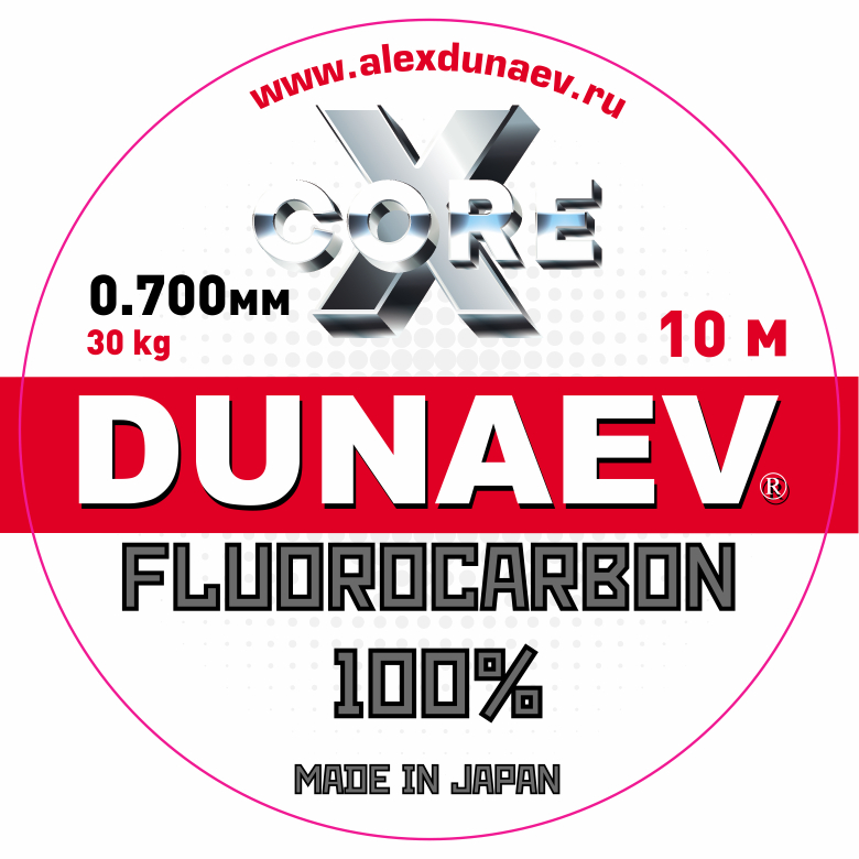 Леска Dunaev Fluorocarbon 0.700мм 10м - фото